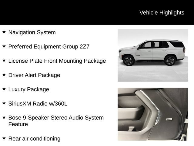 Certified 2023 Chevrolet Tahoe Z71 w/ Luxury Package AWD/4WD image 27