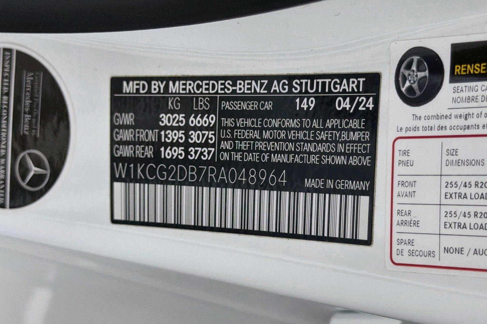 Certified 2024 Mercedes-Benz EQS 450+ Sedan image 25