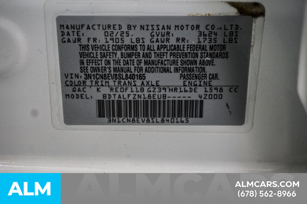 Used 2025 Nissan Versa SV FWD image 54