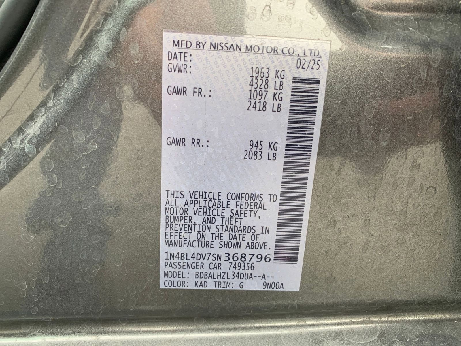 Used 2025 Nissan Altima 2.5 SV image 30