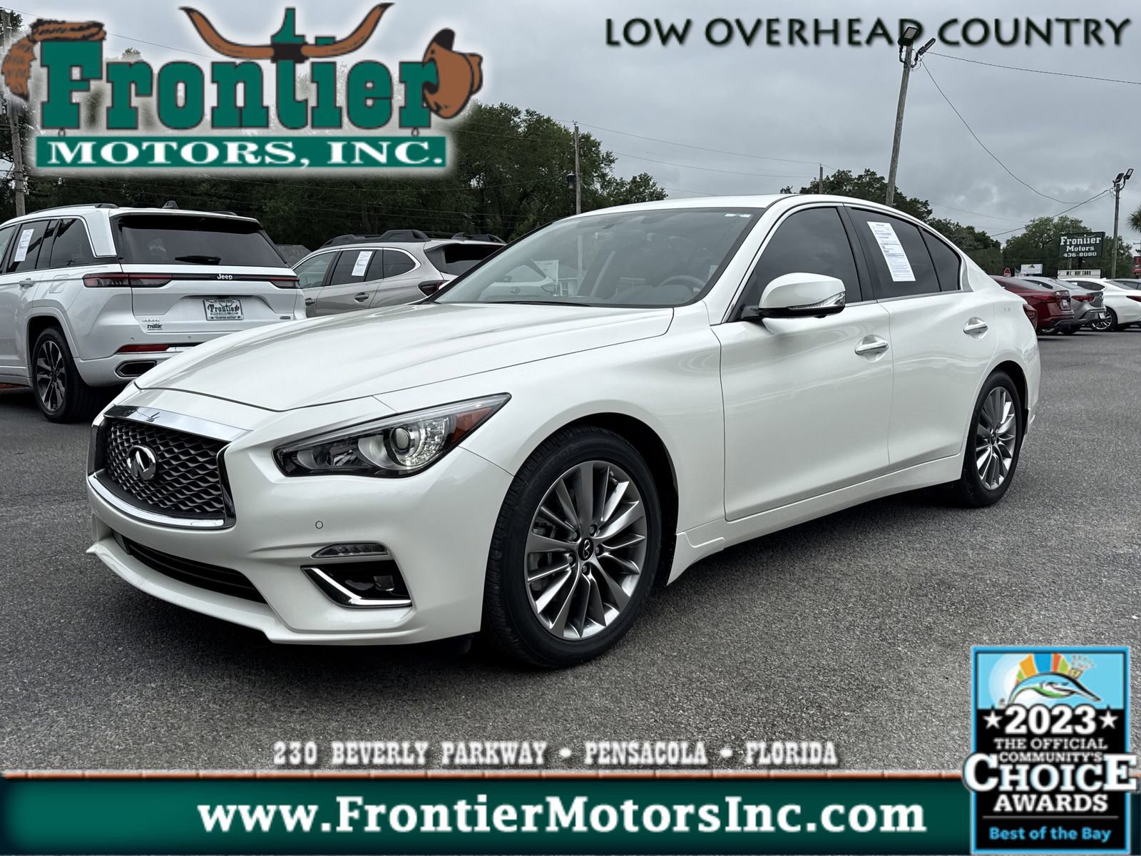 Used 2023 INFINITI Q50 Luxe w/ Cargo Package RWD image 1