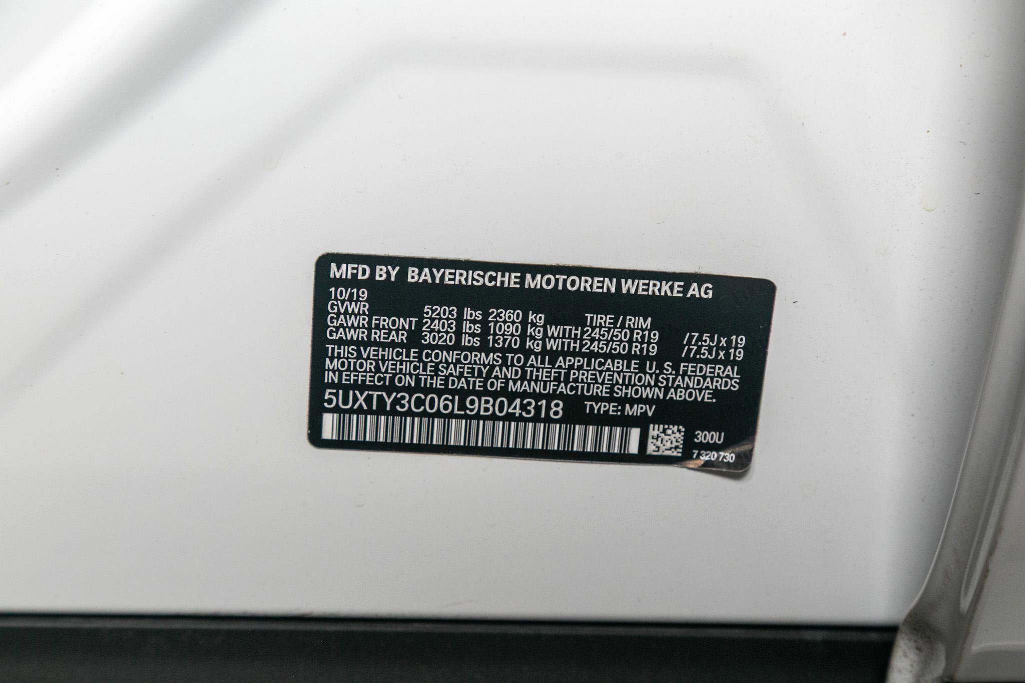 Used 2020 BMW X3 sDrive30i w/ Premium Package image 56