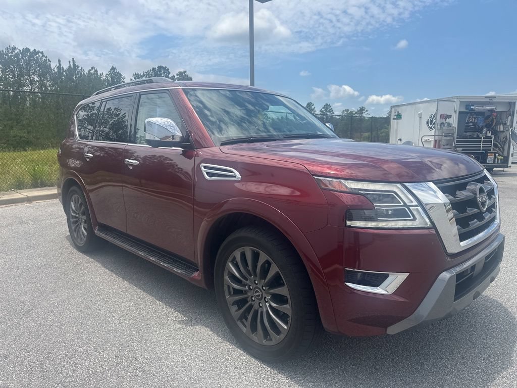 Used 2024 Nissan Armada Platinum w/ Captain's Chairs Package AWD/4WD image 3