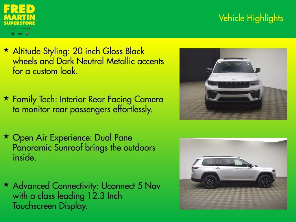 New 2026 Jeep Grand Cherokee L Limited w/ Limited Altitude Package image 15