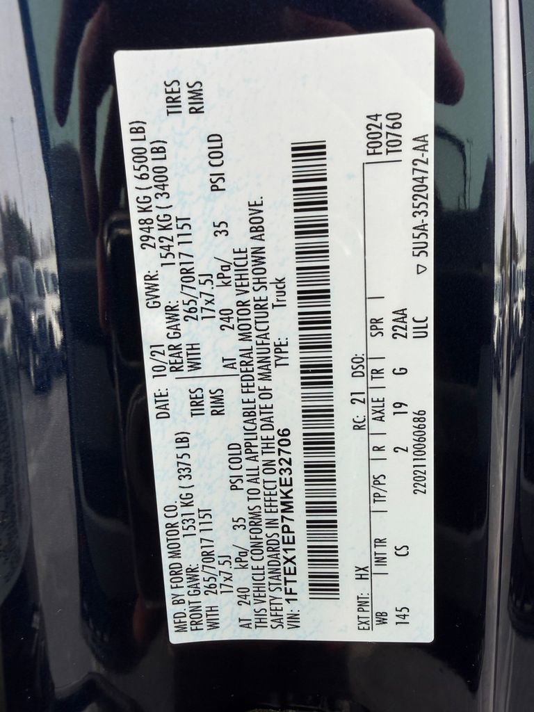 Used 2021 Ford F150 XL w/ Equipment Group 101A High image 27