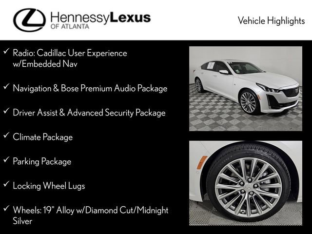 Used 2021 Cadillac CT5 Premium Luxury w/ Parking Package image 11
