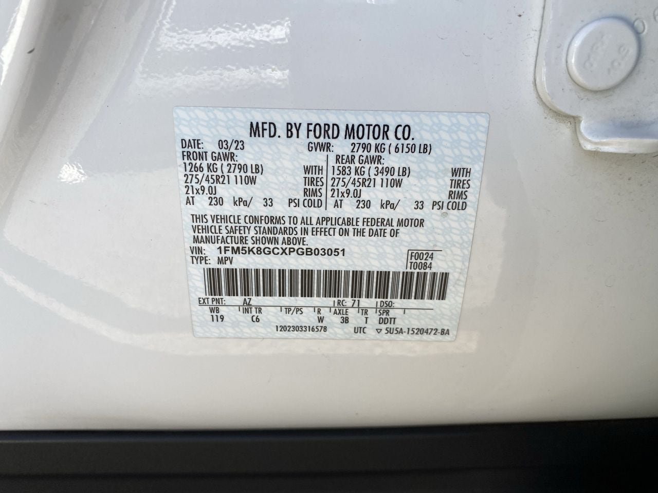 Used 2023 Ford Explorer ST w/ Equipment Group 401A AWD/4WD image 34