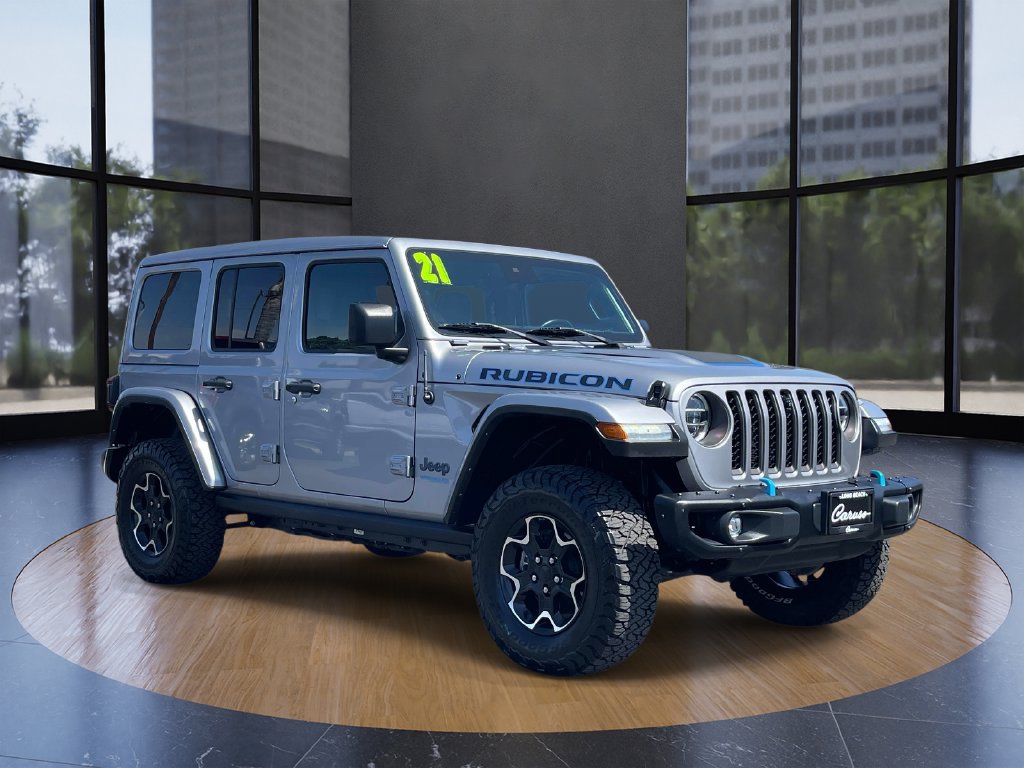 Used 2021 Jeep Wrangler Unlimited Rubicon 4xe w/ Steel Bumper Group