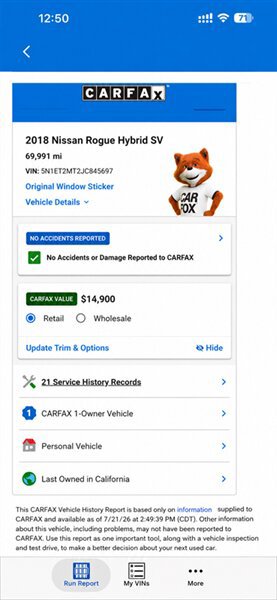Used 2018 Nissan Rogue SV w/ Premium Package FWD image 4