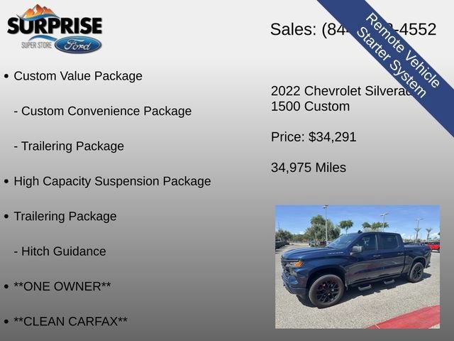 Used 2022 Chevrolet Silverado 1500 Custom AWD/4WD image 23