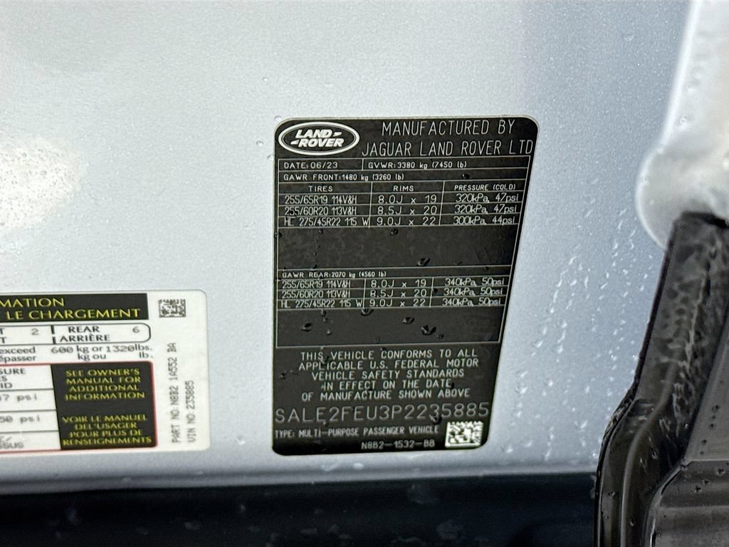 Certified 2023 Land Rover Defender 130 X-Dynamic SE AWD/4WD image 36