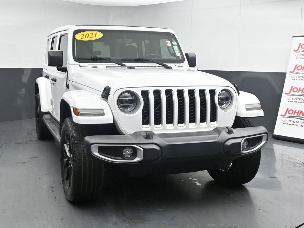 Used 2021 Jeep Wrangler Unlimited Sahara 4xe w/ Cold Weather Group image 3