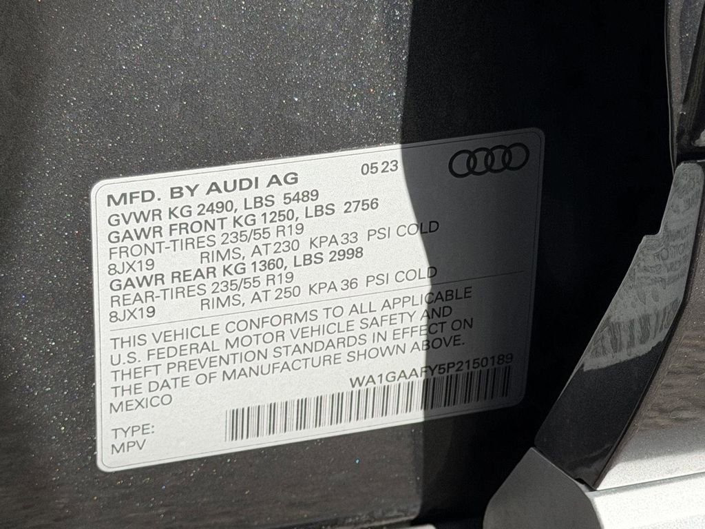 Certified 2023 Audi Q5 2.0T Premium w/ Convenience Package AWD/4WD image 28