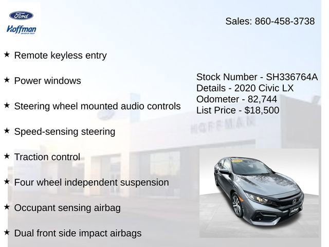 Used 2020 Honda Civic LX image 10
