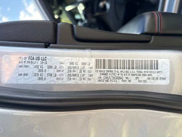 Used 2017 Jeep Grand Cherokee Trailhawk w/ Trailhawk Luxury Group image 20