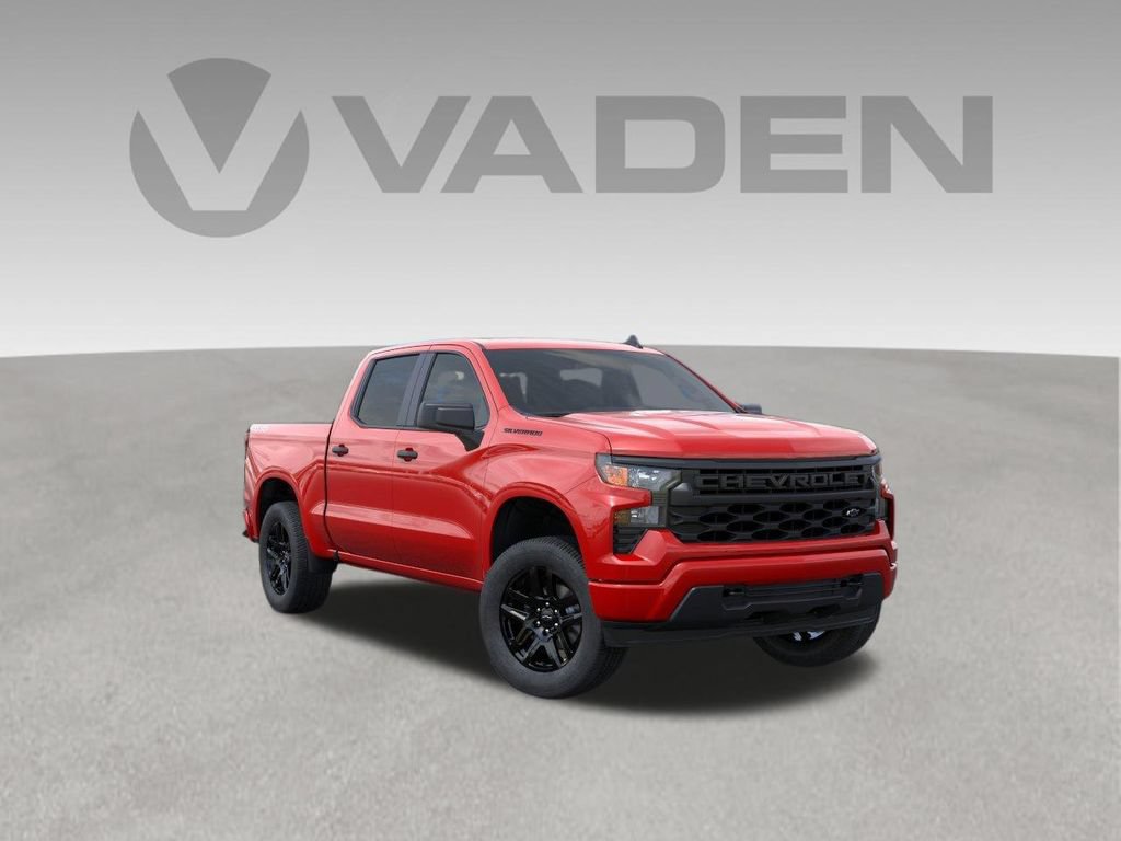 New 2026 Chevrolet Silverado 1500 Custom w/ LPO, Dark Essentials Package AWD/4WD image 1
