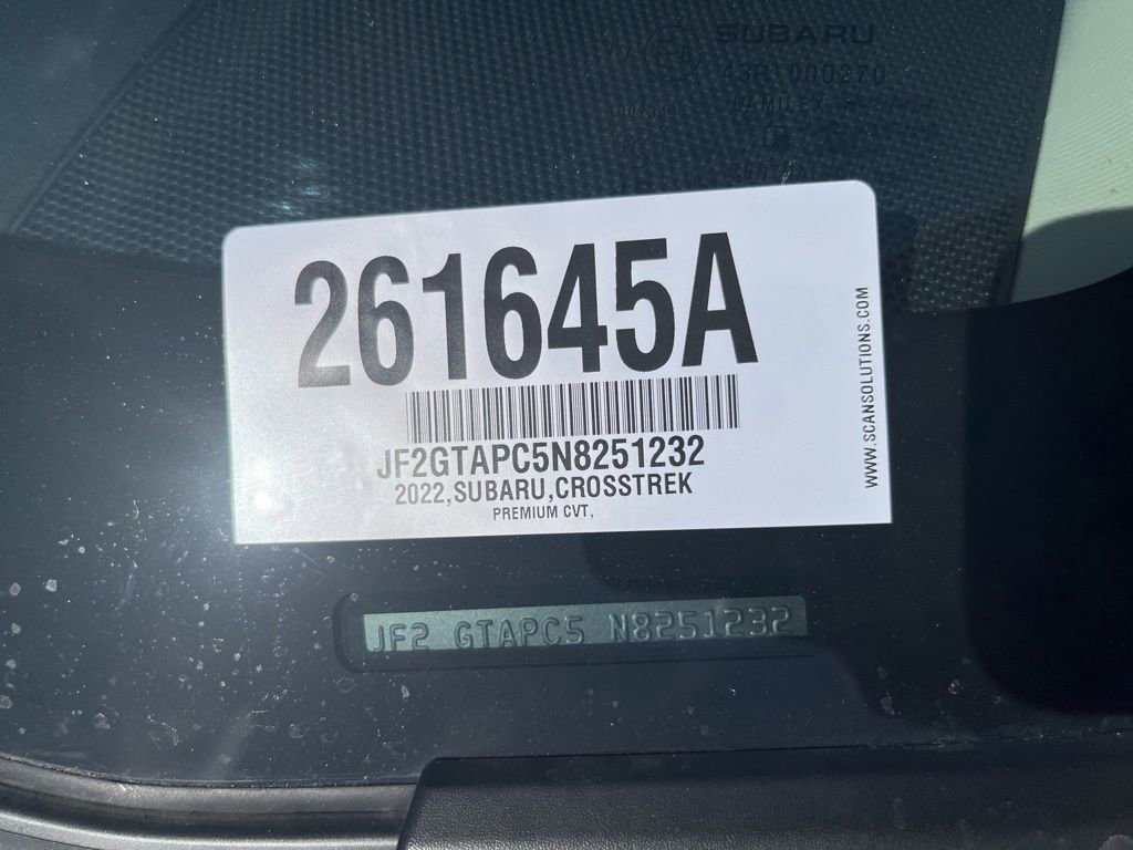 Used 2022 Subaru Crosstrek 2.0i Premium w/ Popular Package #4 image 8