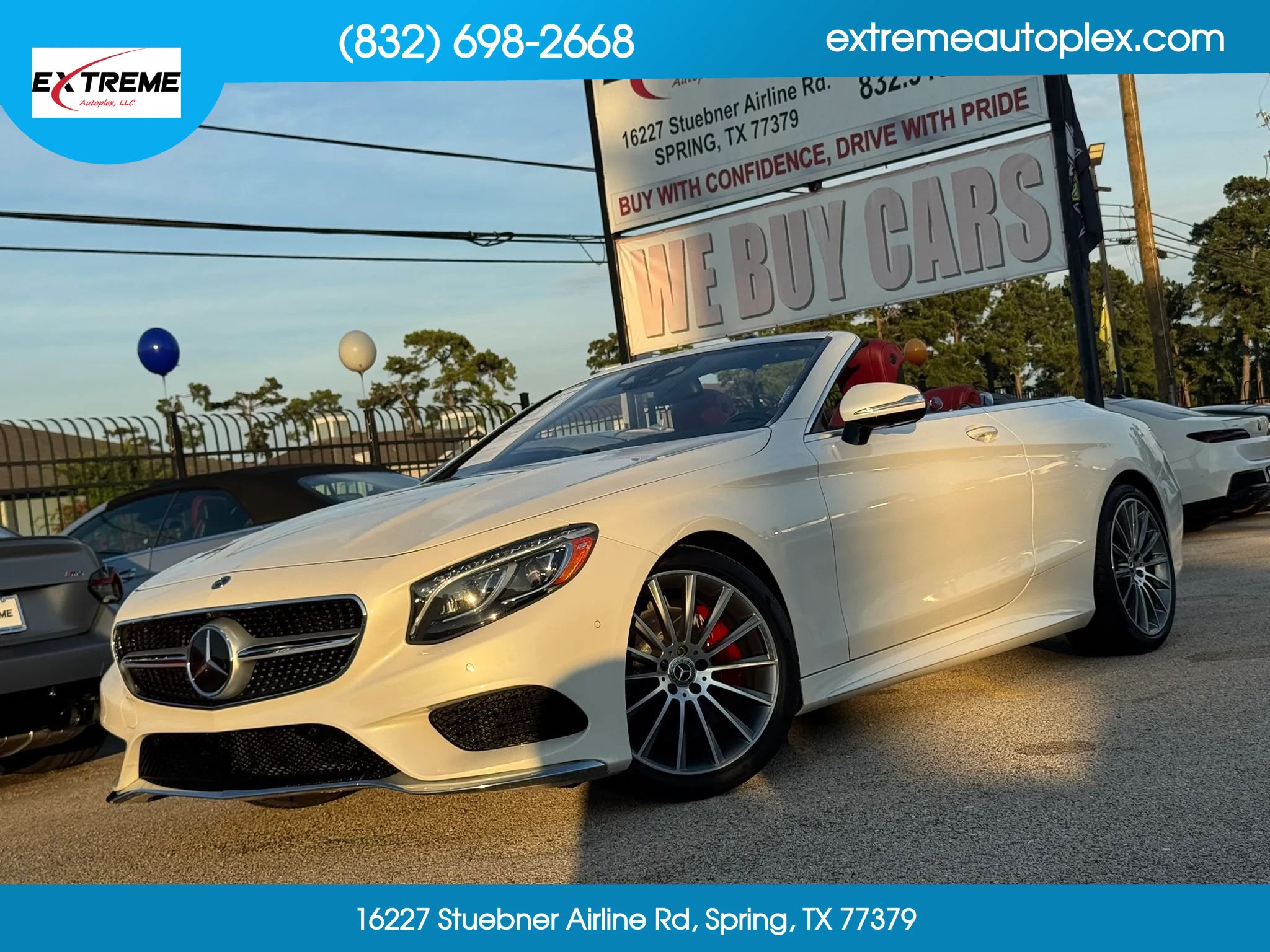 Used 2017 Mercedes-Benz S 550 Cabriolet image 1