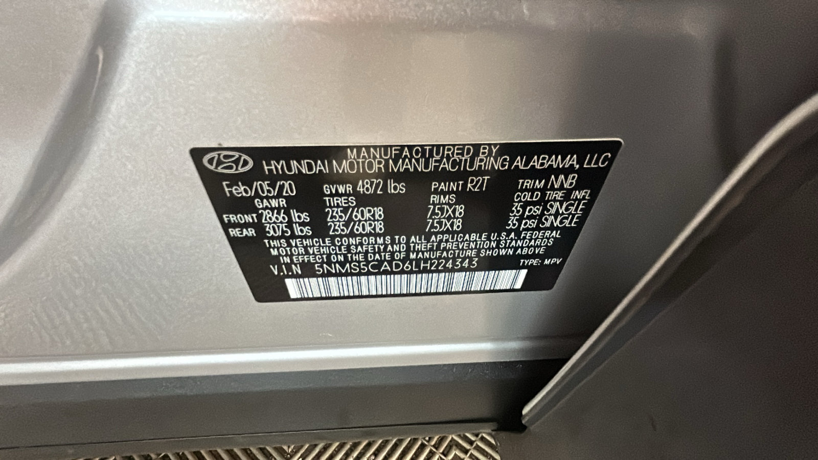 Used 2020 Hyundai Santa Fe Limited AWD/4WD image 12