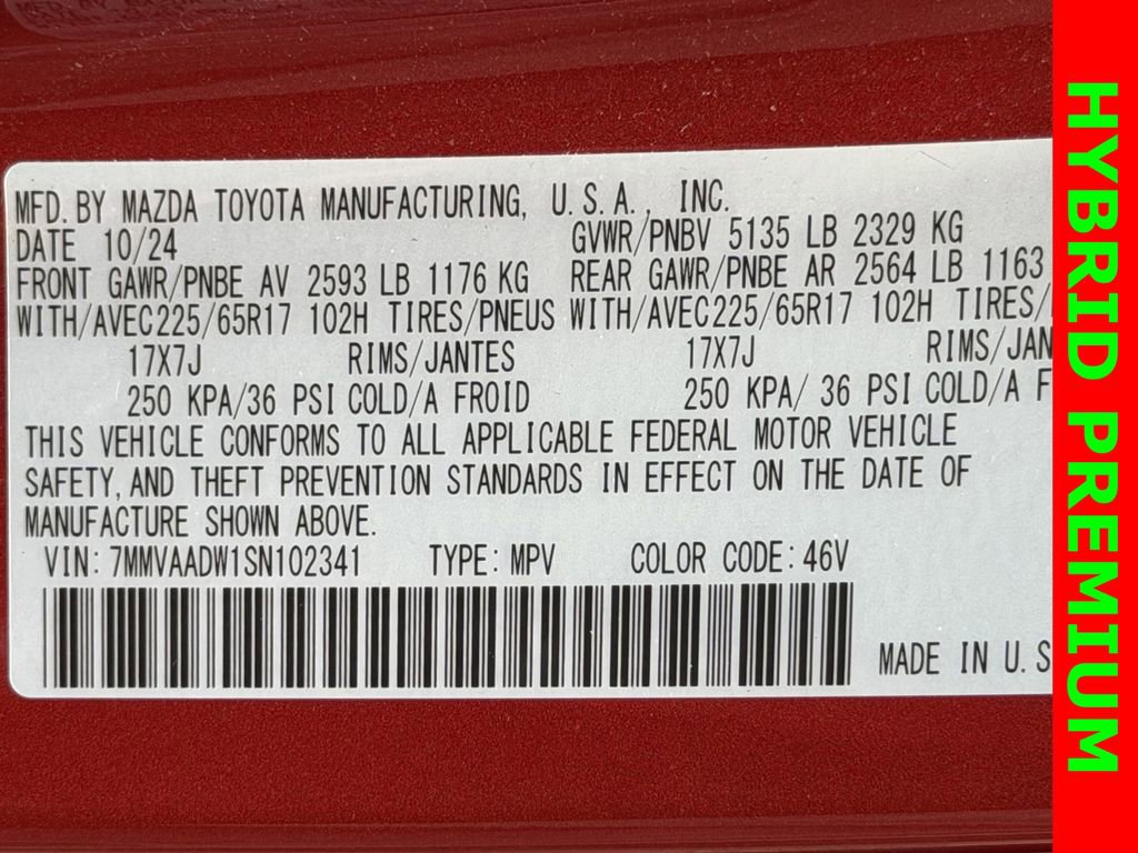 Used 2025 MAZDA CX-50 AWD 2.5 Hybrid w/ Premium Pkg image 33