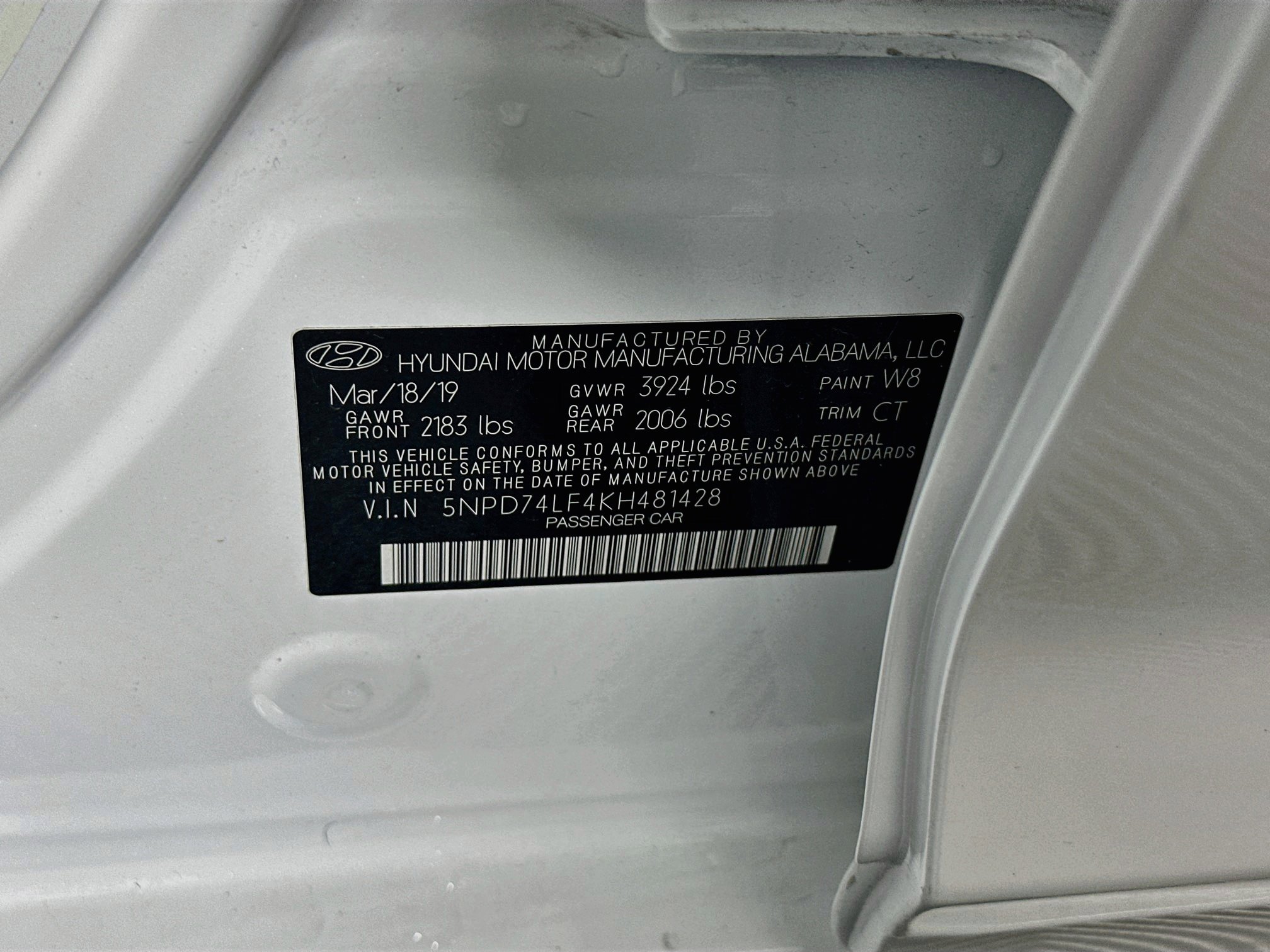 Used 2019 Hyundai Elantra SE w/ Cargo Package FWD image 12