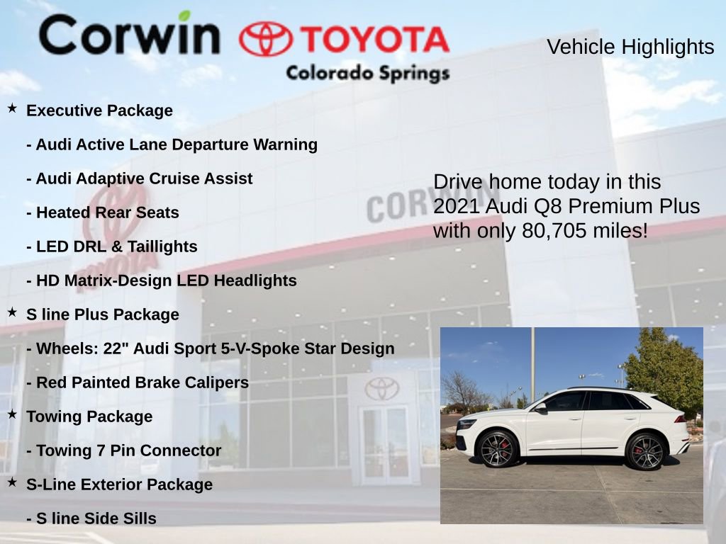 Used 2021 Audi Q8 Premium Plus w/ Premium Plus Package image 7