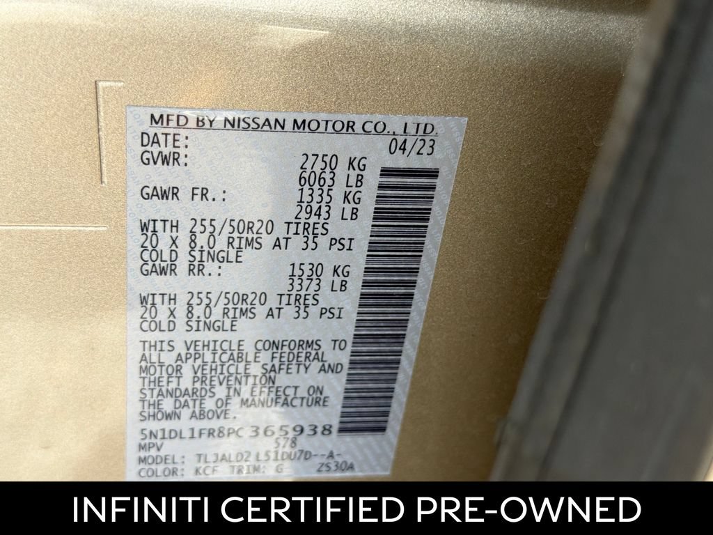Certified 2023 INFINITI QX60 Luxe w/ Performance Audio Package FWD image 27