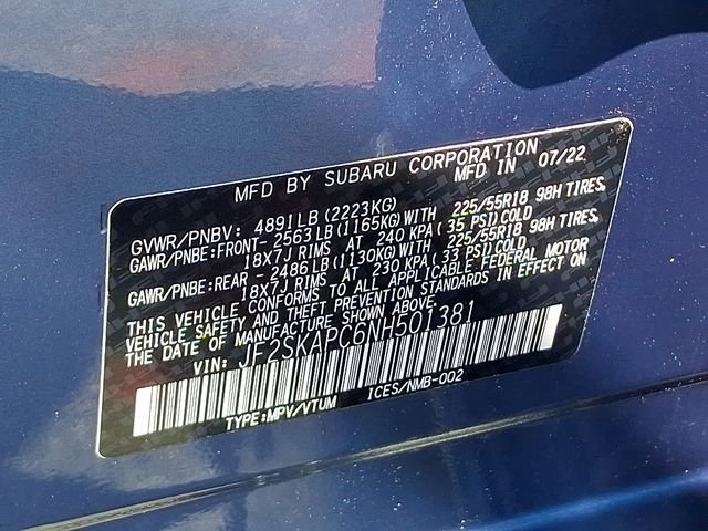 Certified 2022 Subaru Forester Limited AWD/4WD image 28