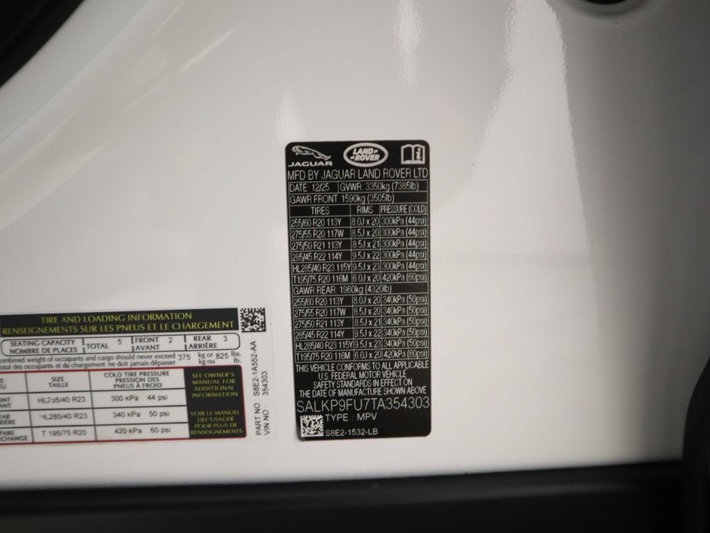 New 2026 Land Rover Range Rover SE AWD/4WD image 34