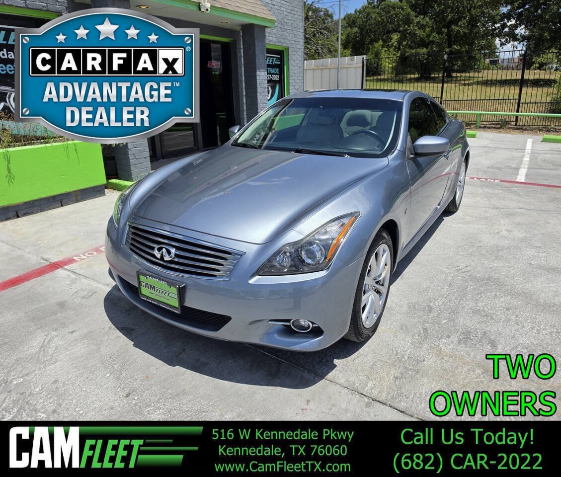 Used 2015 INFINITI Q60 AWD Coupe w/ Premium Package image 1