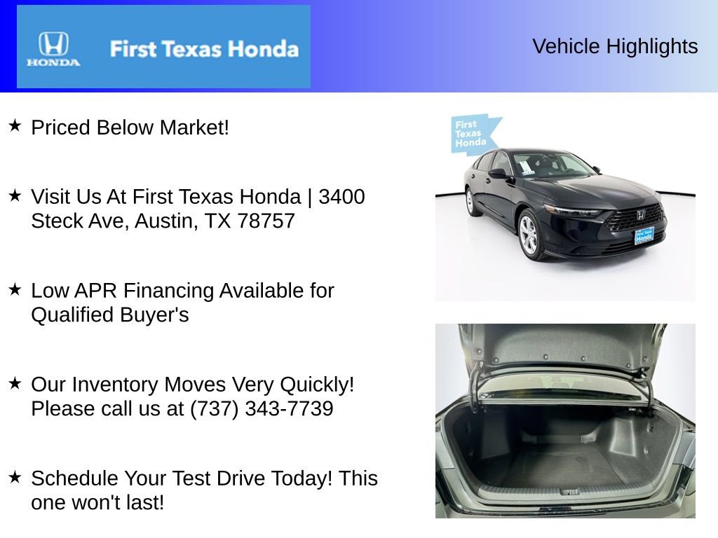 New 2026 Honda Accord LX image 5