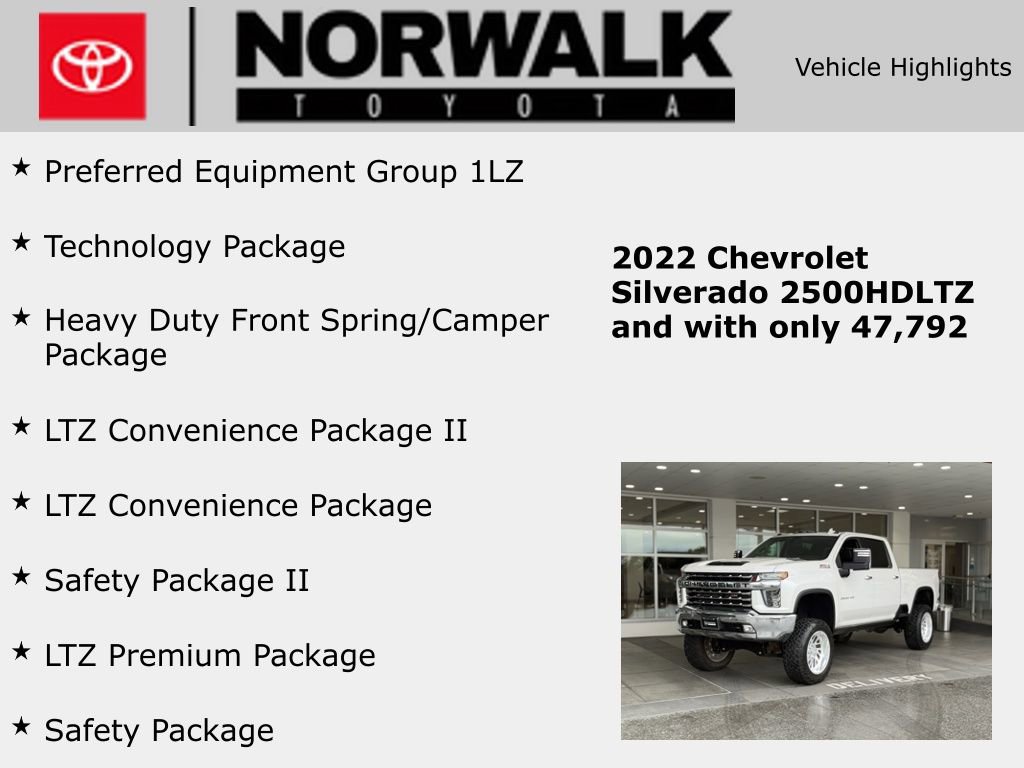 Used 2022 Chevrolet Silverado 2500 LTZ w/ LTZ Premium Package image 10