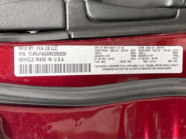 Used 2021 Jeep Grand Cherokee Laredo AWD/4WD image 27