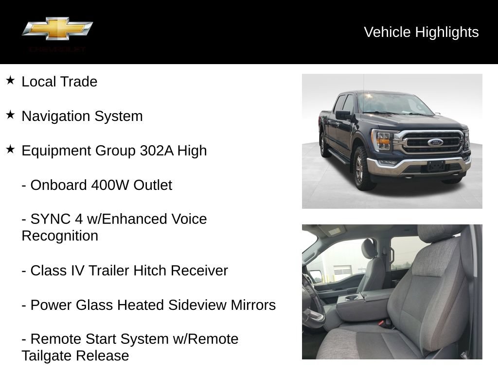 Used 2021 Ford F150 XLT w/ Equipment Group 302A High AWD/4WD image 17