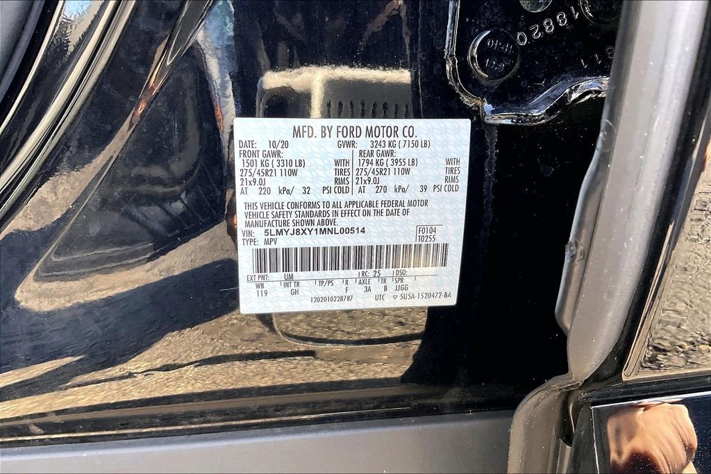 Used 2021 Lincoln Aviator Grand Touring AWD/4WD image 32