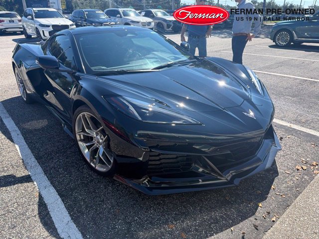 Used 2025 Chevrolet Corvette Z06 w/ Chrome Exterior Badge Package RWD image 1