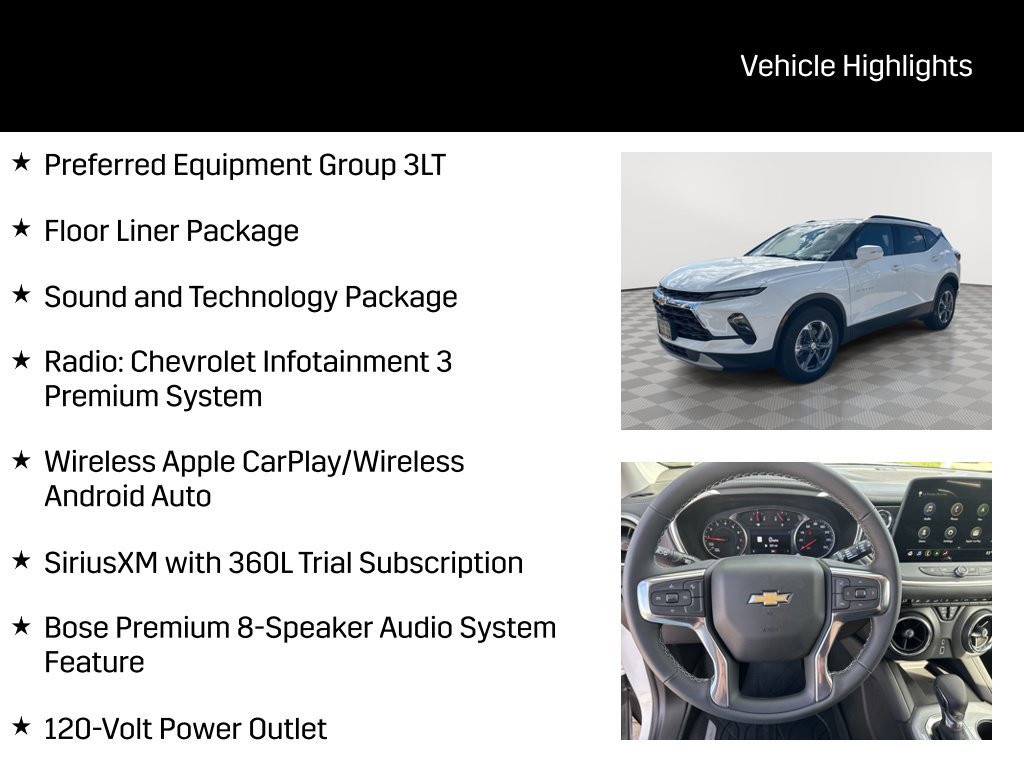 New 2026 Chevrolet Blazer LT w/ Sound & Technology Package AWD/4WD image 8
