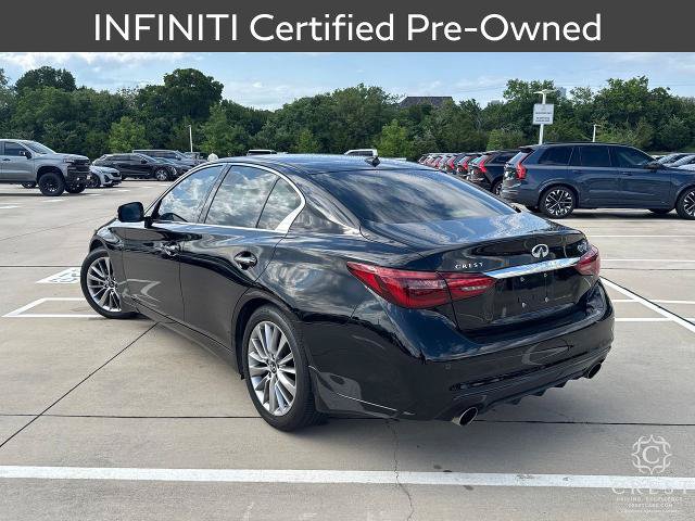 Certified 2023 INFINITI Q50 Luxe w/ Cargo Package RWD image 4