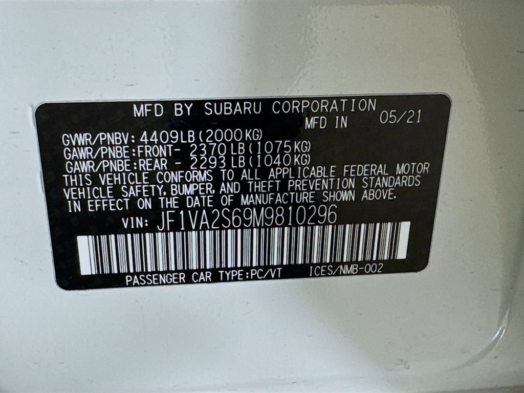 Used 2021 Subaru WRX STI AWD/4WD image 28