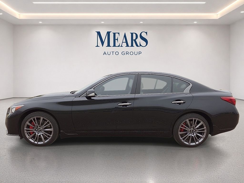 Used 2023 INFINITI Q50 Red Sport 400 w/ Black Opal Edition AWD/4WD image 2