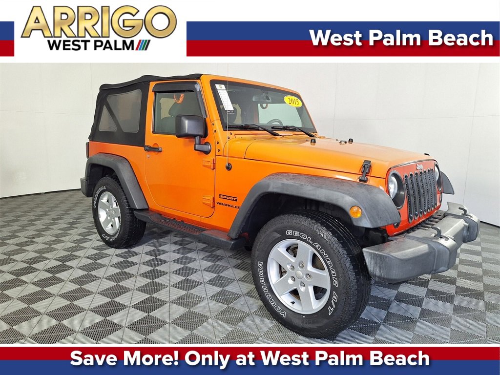 Certified 2015 Jeep Wrangler Sport w/ Quick Order Package 24S