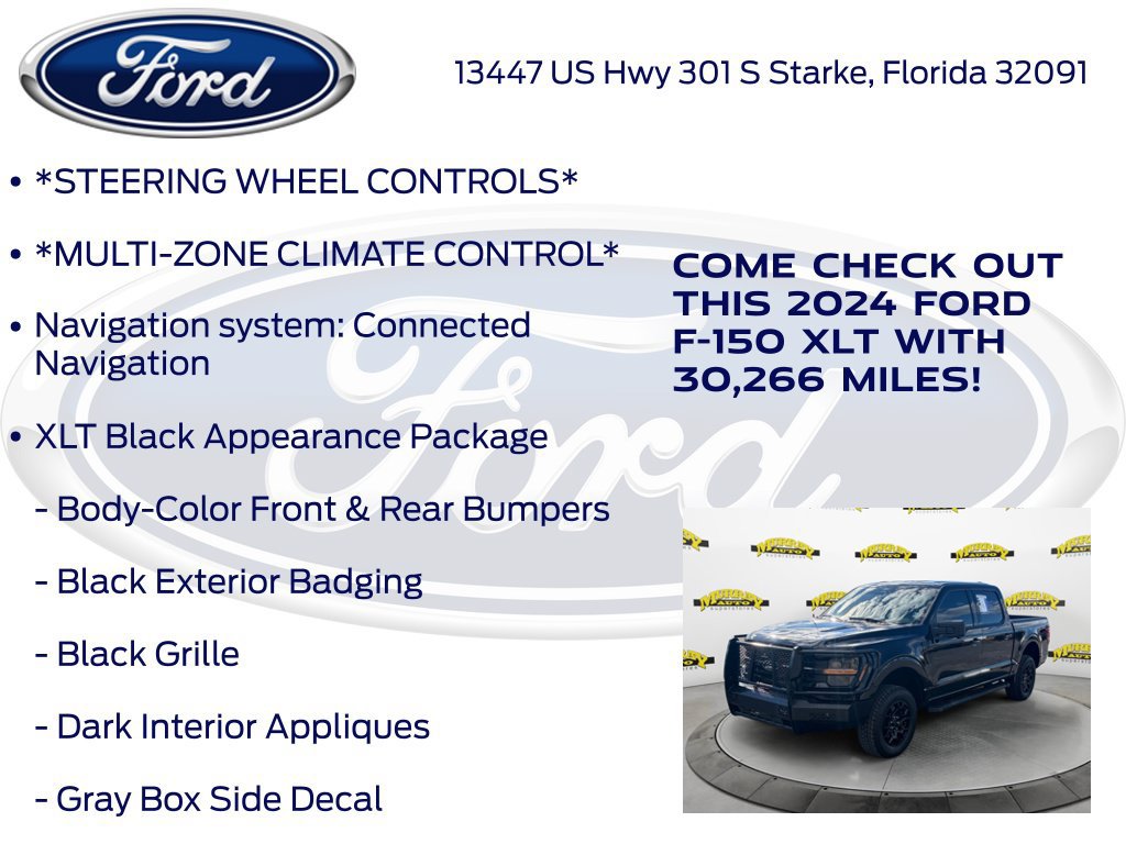 Certified 2024 Ford F150 XLT w/ FX4 Off-Road Package AWD/4WD image 17