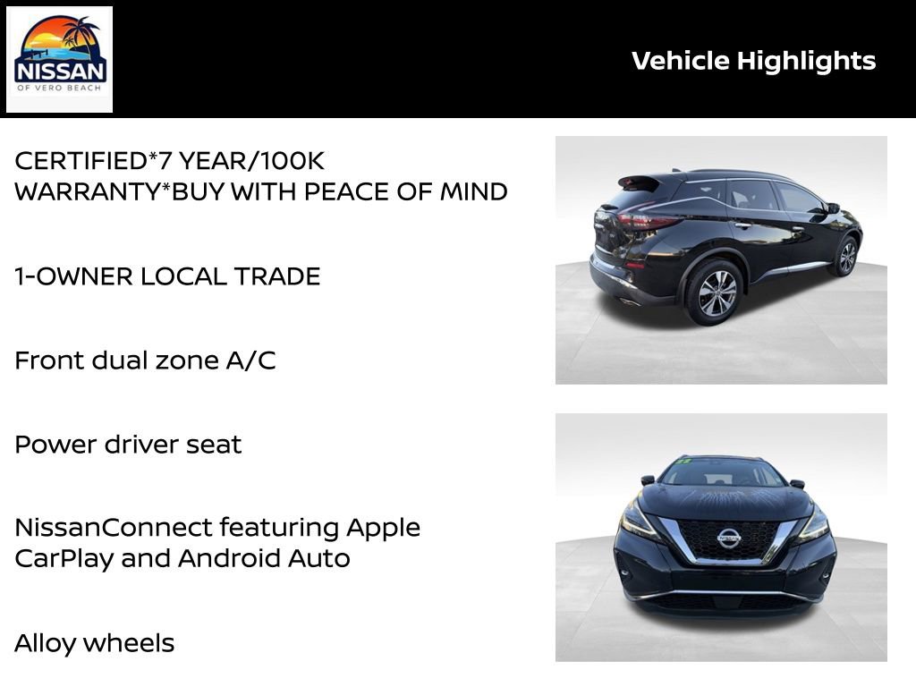 Certified 2022 Nissan Murano SV image 19
