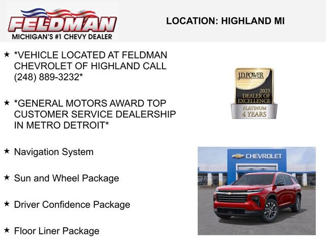 New 2026 Chevrolet Traverse LT image 3