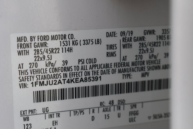 Used 2019 Ford Expedition Limited w/ Equipment Group 302A AWD/4WD image 35