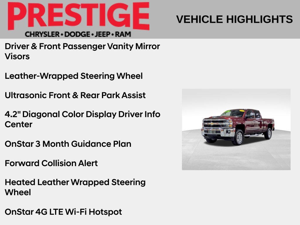 Used 2017 Chevrolet Silverado 2500 LTZ w/ Duramax Plus Package AWD/4WD image 10
