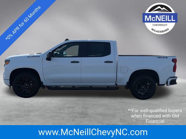 New 2026 Chevrolet Silverado 1500 Custom w/ Turbomax Blackout Package AWD/4WD image 4