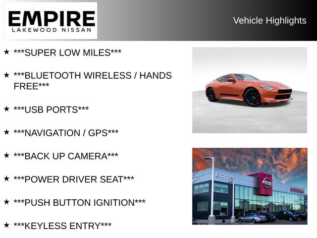 Used 2024 Nissan Z Performance w/ Heritage Edition image 2