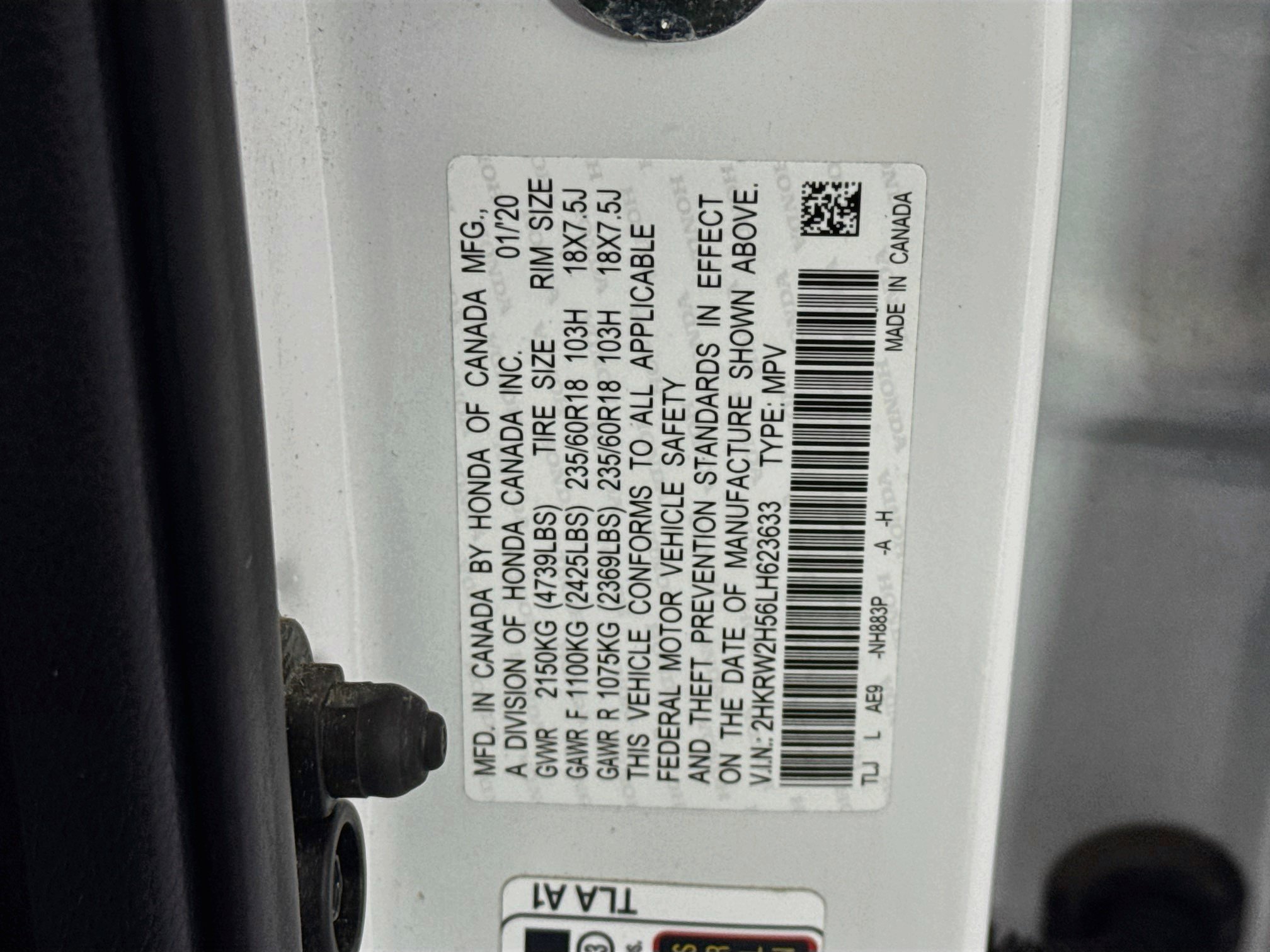 Certified 2020 Honda CR-V EX image 32