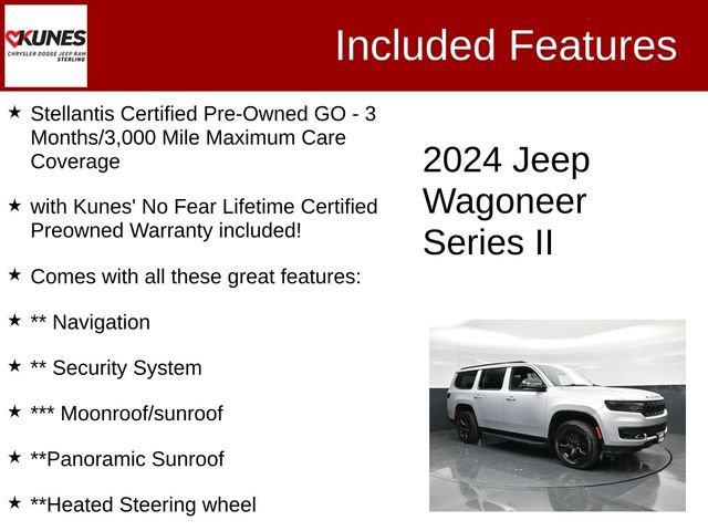 Certified 2024 Jeep Wagoneer Series II AWD/4WD image 2